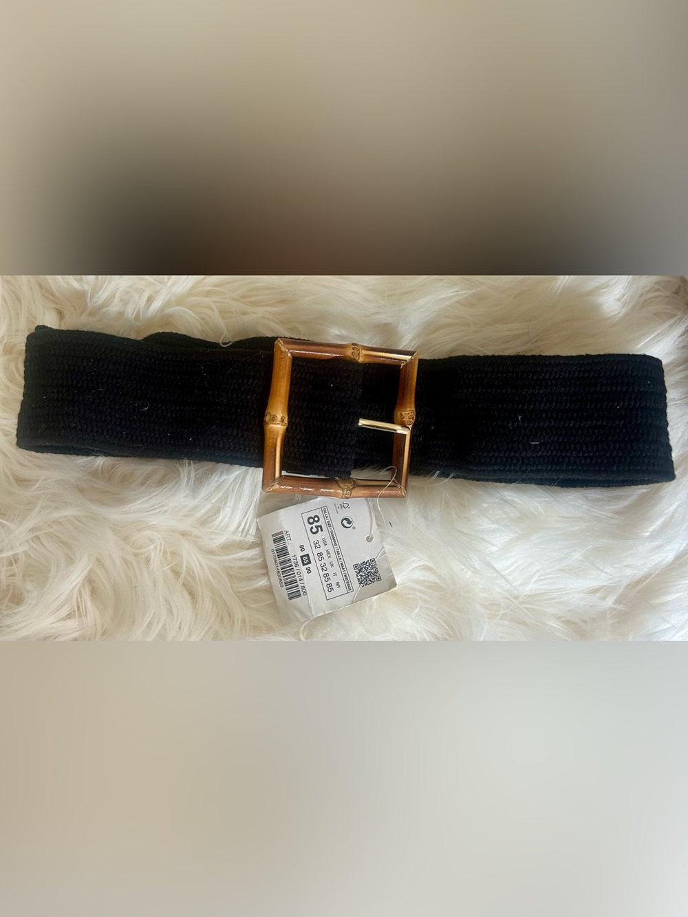NWT Zara Bamboo Belt 85
